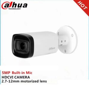 Telecamera bullet HDCVI IP67 5 megapixel 16:9 ottica motorizzata 2.7-12 mm Starlight IR 60mt